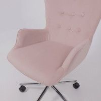 Кресло AksHome BELLA chrome Velluto 37 велюр/пыльная роза купить в Минске Кресло AksHome BELLA chrome Velluto 37 велюр/пыльная роза купить в Минске