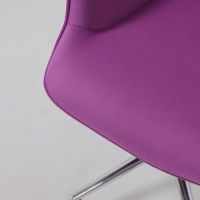 Кресло AksHome BELLA chrome Velluto 41 велюр/фиолетовый купить в Минске