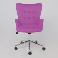 Кресло AksHome BELLA chrome Velluto 41 велюр/фиолетовый купить в Минске