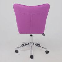 Кресло AksHome BELLA chrome Velluto 41 велюр/фиолетовый купить в Минске