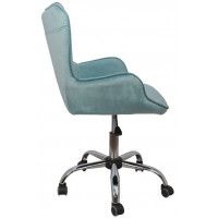 Кресло AksHome Bella (Белла) велюр/голубой купить в Минске