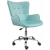 Кресло AksHome Bella (Белла) велюр/мятный