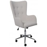 Кресло BELLA (Белла) XL Kiton 701 Antarctica велюр/белый антарктида