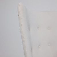 Кресло BELLA (Белла) XL Kiton 701 Antarctica велюр/белый антарктида купить в Минске