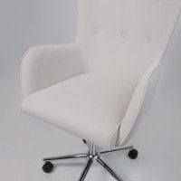 Кресло BELLA (Белла) XL Kiton 701 Antarctica велюр/белый антарктида купить в Минске