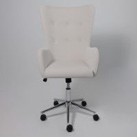 Кресло BELLA (Белла) XL Kiton 701 Antarctica велюр/белый антарктида купить в Минске