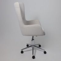 Кресло BELLA (Белла) XL Kiton 701 Antarctica велюр/белый антарктида купить в Минске