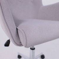 Кресло BELLA (Белла) XL chrome Kiton 722 Smoke велюр/светло-серый купить в Минске