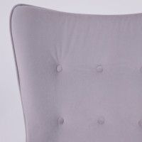 Кресло BELLA (Белла) XL chrome Kiton 722 Smoke велюр/светло-серый купить в Минске