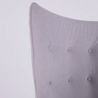 Кресло BELLA (Белла) XL chrome Kiton 722 Smoke велюр/светло-серый купить в Минске