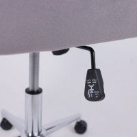 Кресло BELLA (Белла) XL chrome Kiton 722 Smoke велюр/светло-серый купить в Минске