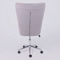 Кресло BELLA (Белла) XL chrome Kiton 722 Smoke велюр/светло-серый купить в Минске