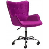 Кресло AksHome Bella (Белла) велюр/фиолетовый