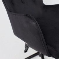 Кресло BELLA (Белла) XL black Seven 035 велюр/черный купить в Минске