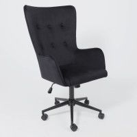 Кресло BELLA (Белла) XL black Seven 035 велюр/черный купить в Минске