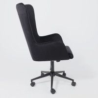 Кресло BELLA (Белла) XL black Seven 035 велюр/черный купить в Минске