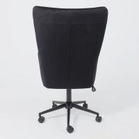 Кресло BELLA (Белла) XL black Seven 035 велюр/черный купить в Минске