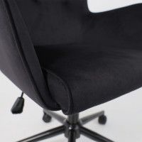 Кресло BELLA (Белла) XL black Seven 035 велюр/черный купить в Минске