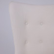 Кресло BELLA (Белла) XL chrome Buble White 15 букле/белый купить в Минске