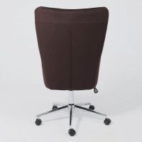 Кресло BELLA (Белла) XL chrome Velutto 24 велюр/темный шоколад купить в Минске