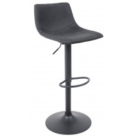 Стул барный AksHome BEN (Бен) ткань черный/черный