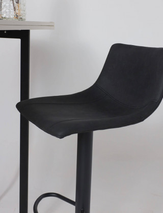 Стул барный AksHome BEN (Бен) ткань черный/черный купить в Минске