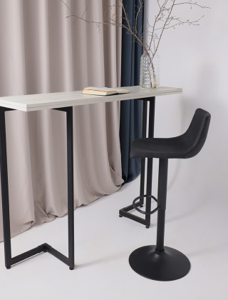 Стул барный AksHome BEN (Бен) ткань черный/черный купить в Минске