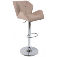 Стул барный Akshome BERLIN GB Kiton 706 латте велюр/хром