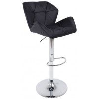 Стул барный Akshome BERLIN GB Seven 35 черный велюр/хром