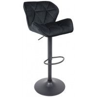 Стул барный Akshome BERLIN GB Seven 35 черный велюр/черный