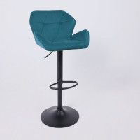 Стул барный Akshome BERLIN GB Velutto 20 бирюзовый велюр/черный купить в Минске
