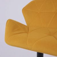 Стул барный Akshome BERLIN GB Velutto 56 горчичный велюр/черный купить в Минске Стул барный Akshome BERLIN GB Velutto 56 горчичный велюр/черный купить в Минске