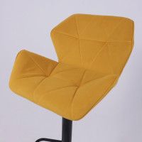 Стул барный Akshome BERLIN GB Velutto 56 горчичный велюр/черный купить в Минске Стул барный Akshome BERLIN GB Velutto 56 горчичный велюр/черный купить в Минске