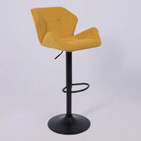 Стул барный Akshome BERLIN GB Velutto 56 горчичный велюр/черный купить в Минске Стул барный Akshome BERLIN GB Velutto 56 горчичный велюр/черный купить в Минске
