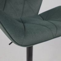 Стул барный Akshome BERLIN GB Kiton 708 темно-зеленый велюр/черный купить в Минске