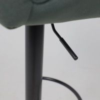 Стул барный Akshome BERLIN GB Kiton 708 темно-зеленый велюр/черный купить в Минске