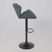 Стул барный Akshome BERLIN GB Kiton 708 темно-зеленый велюр/черный купить в Минске
