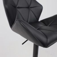 Стул барный Akshome BERLIN GB Pegasso черная экокожа/черный купить в Минске Стул барный Akshome BERLIN GB Pegasso черная экокожа/черный купить в Минске