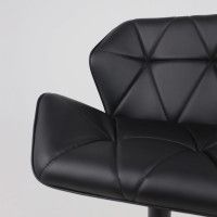 Стул барный Akshome BERLIN GB Pegasso черная экокожа/черный купить в Минске Стул барный Akshome BERLIN GB Pegasso черная экокожа/черный купить в Минске