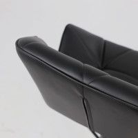 Стул барный Akshome BERLIN GB Pegasso черная экокожа/черный купить в Минске Стул барный Akshome BERLIN GB Pegasso черная экокожа/черный купить в Минске