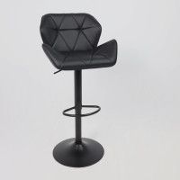 Стул барный Akshome BERLIN GB Pegasso черная экокожа/черный купить в Минске Стул барный Akshome BERLIN GB Pegasso черная экокожа/черный купить в Минске