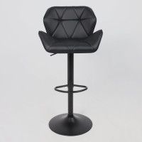 Стул барный Akshome BERLIN GB Pegasso черная экокожа/черный купить в Минске Стул барный Akshome BERLIN GB Pegasso черная экокожа/черный купить в Минске