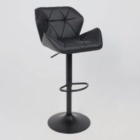 Стул барный Akshome BERLIN GB Pegasso черная экокожа/черный купить в Минске Стул барный Akshome BERLIN GB Pegasso черная экокожа/черный купить в Минске