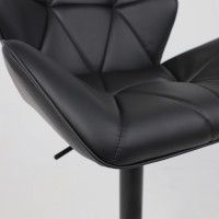 Стул барный Akshome BERLIN GB Pegasso черная экокожа/черный купить в Минске Стул барный Akshome BERLIN GB Pegasso черная экокожа/черный купить в Минске