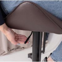 Стул барный Akshome BERLIN GB Pegasso шоколад экокожа/черный купить в Минске Стул барный Akshome BERLIN GB Pegasso шоколад экокожа/черный купить в Минске