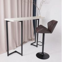 Стул барный Akshome BERLIN GB Pegasso шоколад экокожа/черный купить в Минске Стул барный Akshome BERLIN GB Pegasso шоколад экокожа/черный купить в Минске