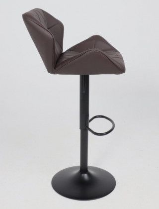 Стул барный Akshome BERLIN GB Pegasso шоколад экокожа/черный купить в Минске