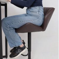 Стул барный Akshome BERLIN GB Pegasso шоколад экокожа/черный купить в Минске Стул барный Akshome BERLIN GB Pegasso шоколад экокожа/черный купить в Минске