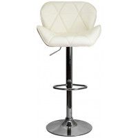 Стул барный AksHome BERLIN (Берлин) экокожа кремовый/хром купить в Минске