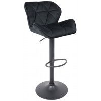 Стул барный AksHome BERLIN (Берлин) черный велюр HCJ-50/черный